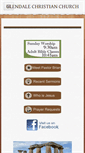 Mobile Screenshot of glendalechristianonline.com