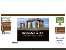Tablet Screenshot of glendalechristianonline.com